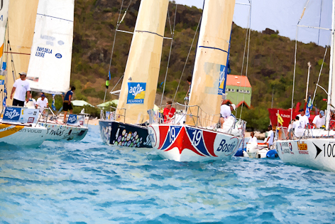 GC9-Racing in Gustavia_St_Barts_Leeward_Islands_36x54